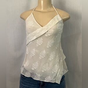 Theory Cream Lace Camisole